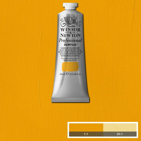 60ml Cadmium Yellow Deep - Professional Acrylic