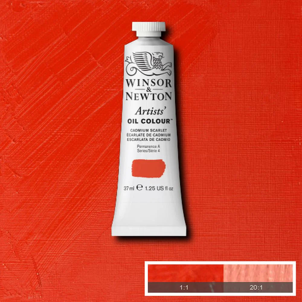 Artists' Oil Colour 37ml Cadmium Scarlet