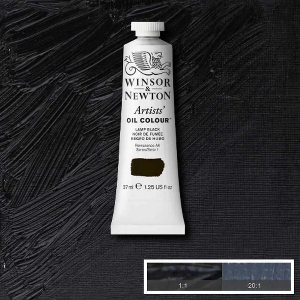 Artists' Oil Colour 37ml Lamp Black