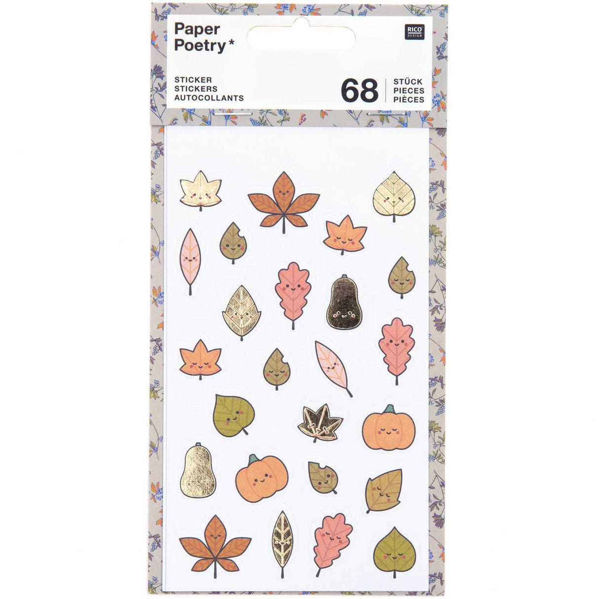 Paper Poetry Sticker Sheets Kawaii 4 sheets