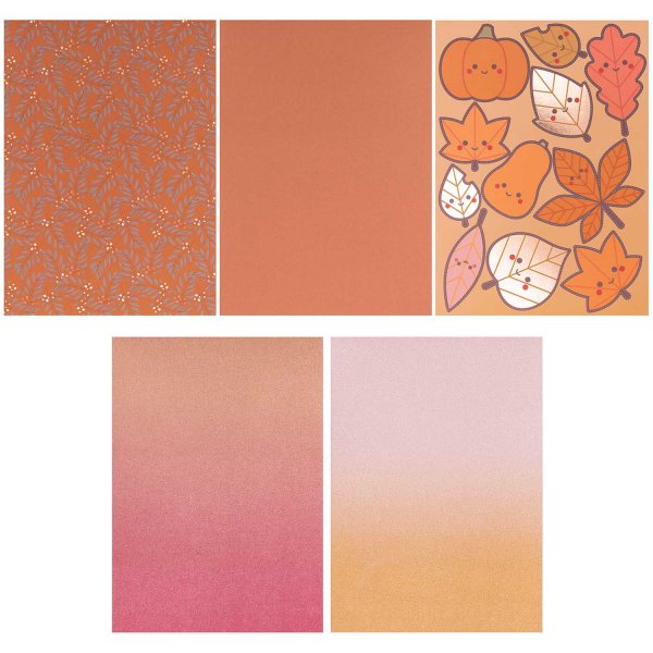Paper Poetry motif paper pad Funny Fall 30 sheets