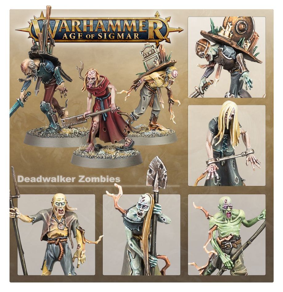 Warhammer Age of Sigmar: Soulblight Gravelords: Deadwalker Zombies