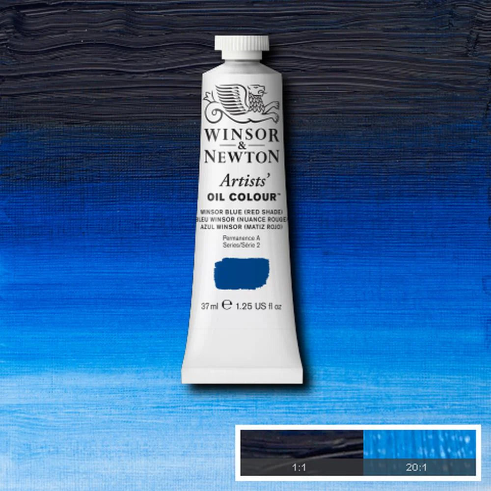 Artists' Oil Colour 37ml Winsor Blue (Red Shade)