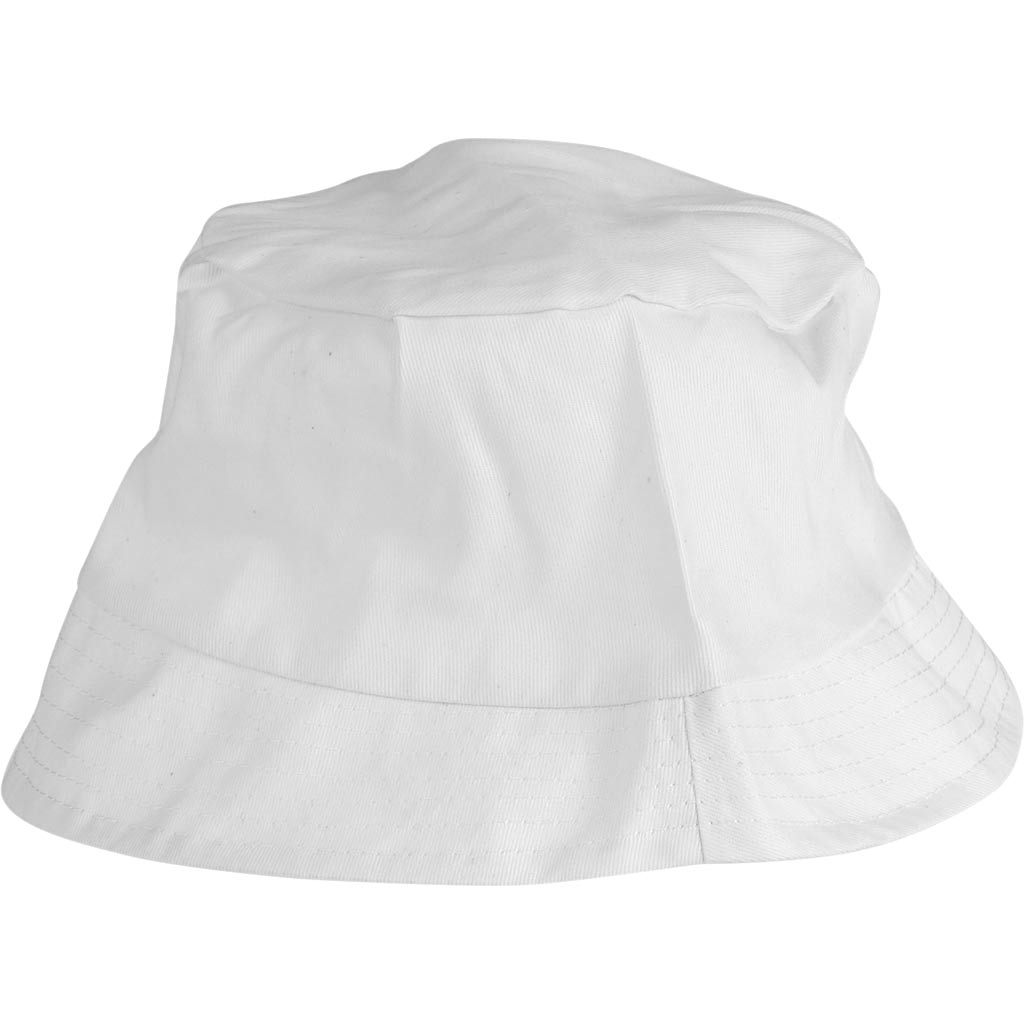 Bucket Hat Size 58cm - White