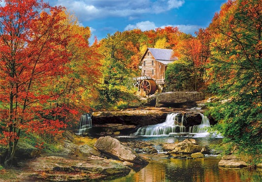 Glade Creek Grist Mill 2000 Pieces, Jigsaw Puzzle for Adults