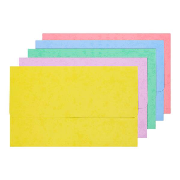 Premto Document Wallets - Pastel Colours (Pack of 5)