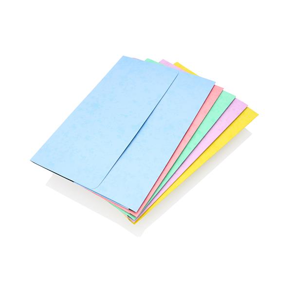 Premto Document Wallets - Pastel Colours (Pack of 5)