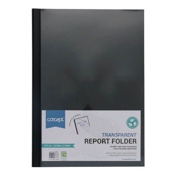 Concept A4 Clear View Presentation Report Binder (Assortment)
