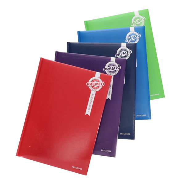 2025/2026 Page A Day Academic Diary A4 (Assortment)