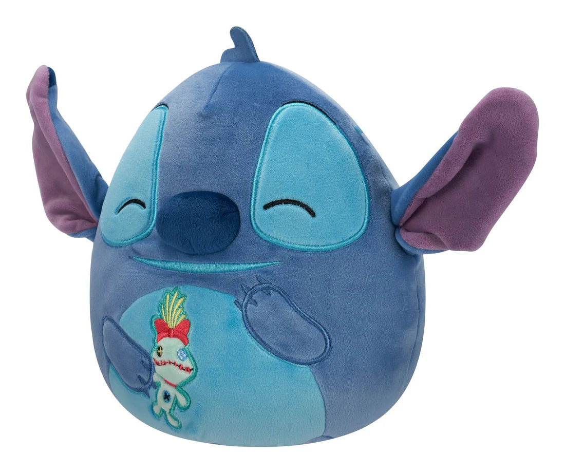 Squishmallows 8 inch - Disney Stitch Holding Scrump