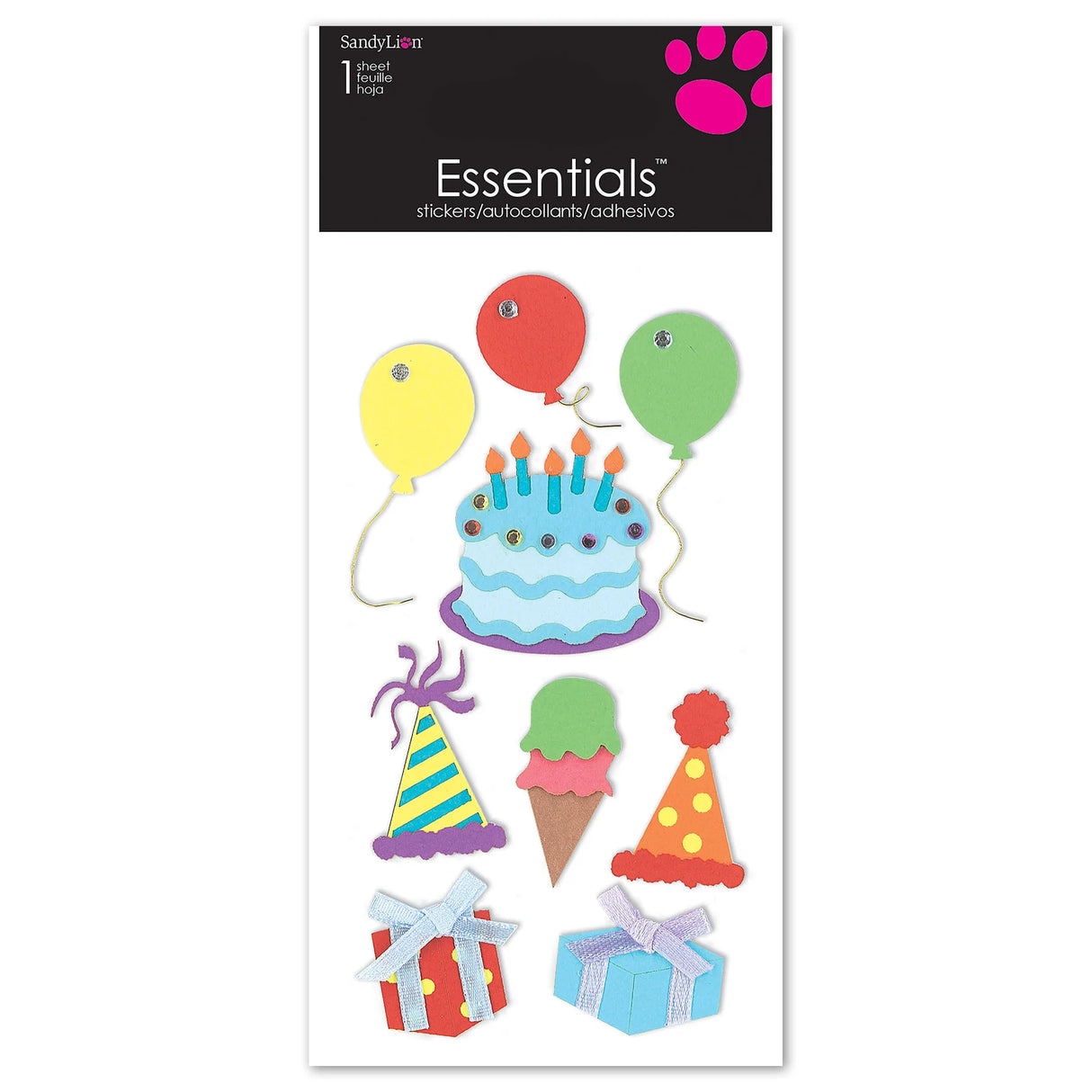 Essentials Sticker Sheet - Birthday Boy