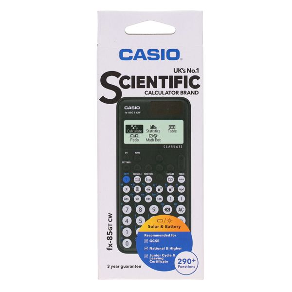 Casio Fx-85gtcw Scientific Dual Power Calculator
