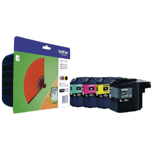 Brother LC129XL Inkjet Cartridge Multipack High Yield CMYK LC129XLVALBP