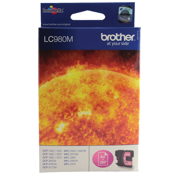 Brother LC980M Inkjet Cartridge Magenta LC980M