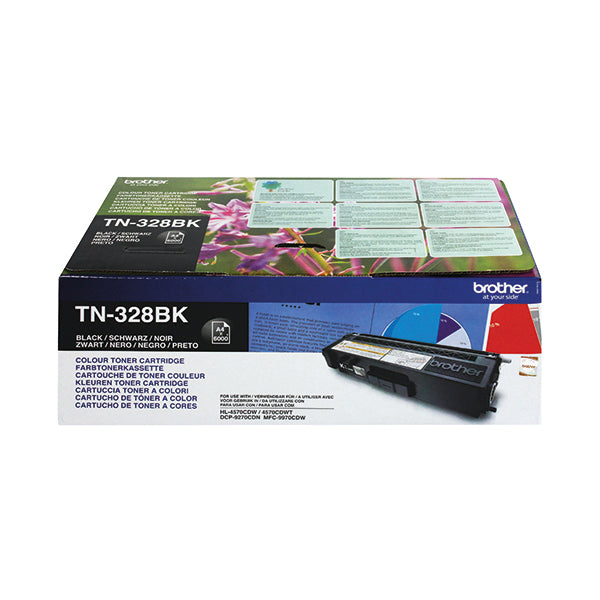 Brother TN-328BK Toner Cartridge Super High Yield Black TN328BK