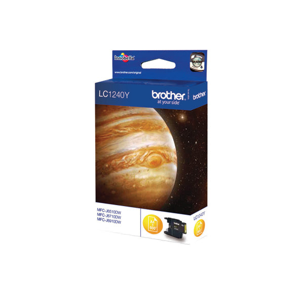 Brother LC1240Y Inkjet Cartridge Yellow LC1240Y