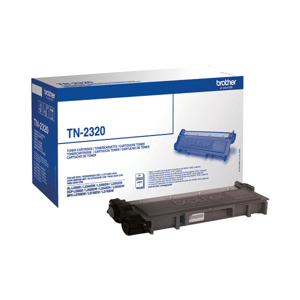 Brother TN-2320 Toner Cartridge High Yield Black TN2320