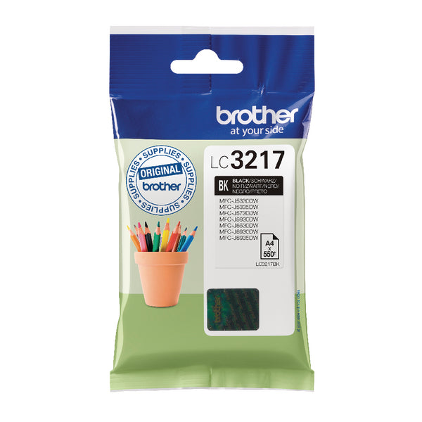 Brother LC3217BK Inkjet Cartridge Black LC3217BK