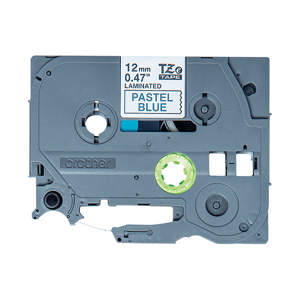 Brother TZe P-Touch Labelling Tape 12mm Black on Pastel Blue TZEMQ531