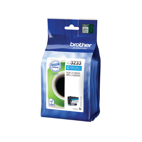 Brother LC3233C Inkjet Cartridge High Yield Cyan LC3233C