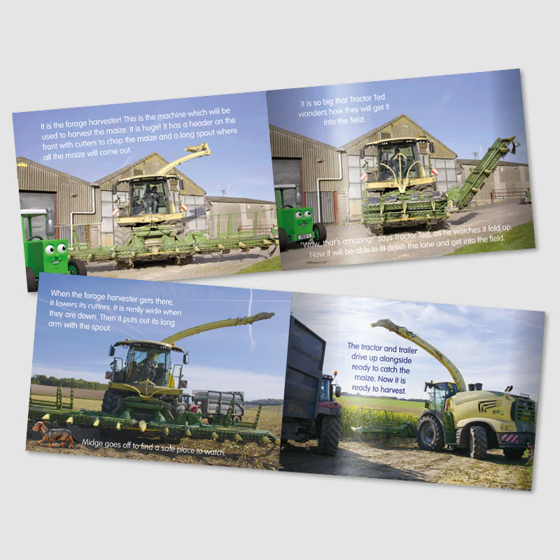 Tractor Ted Watch and Read Book - A-maizing Day