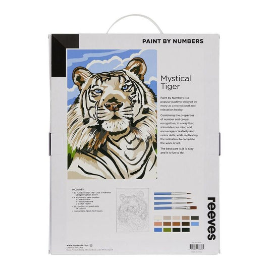 Reeves Paint By Numbers 12X16 Mystical Tiger
