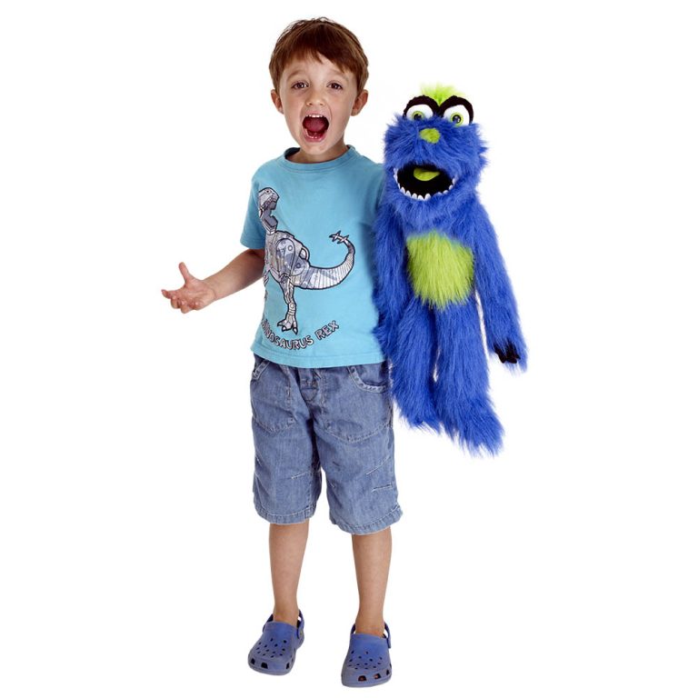 Monsters: Blue Monster Puppet