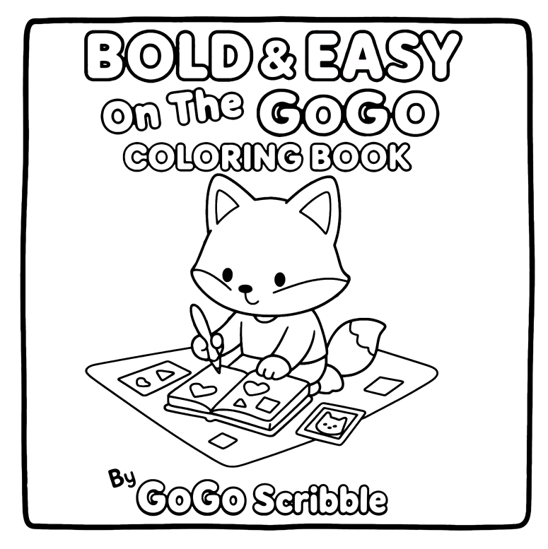 Bold & Easy: On The GoGo Colouring Book