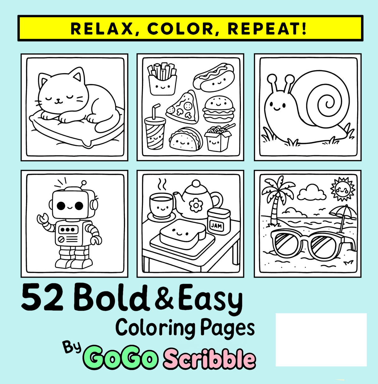 Bold & Easy: The Ultimate Colouring Book for Relaxation