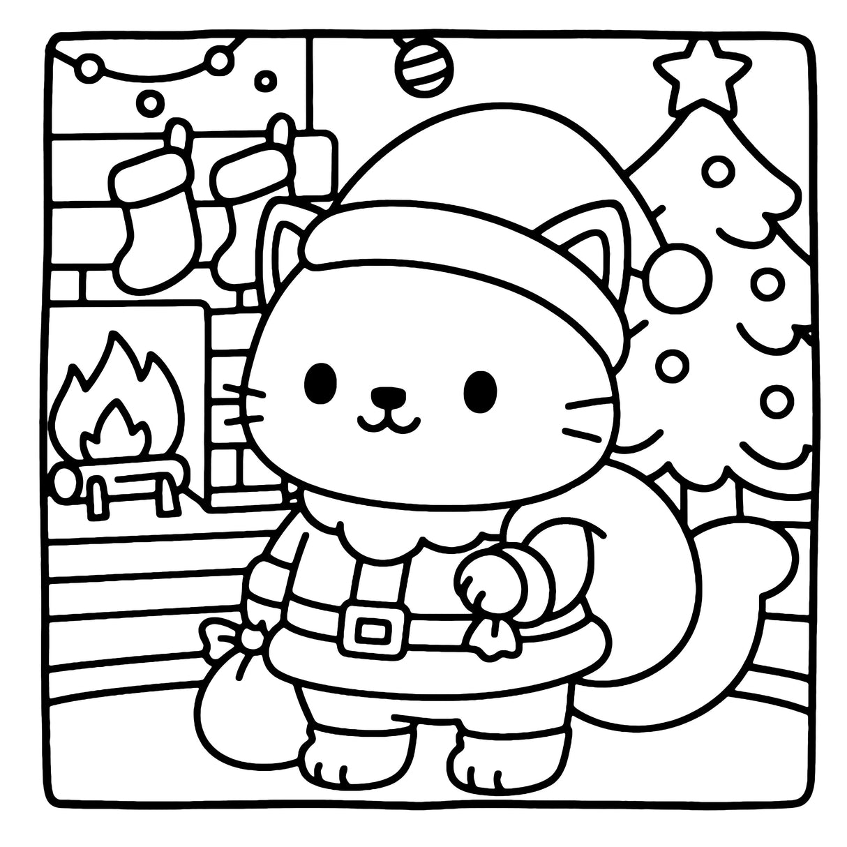 Bold & Easy: Merry Christmas Colouring Book