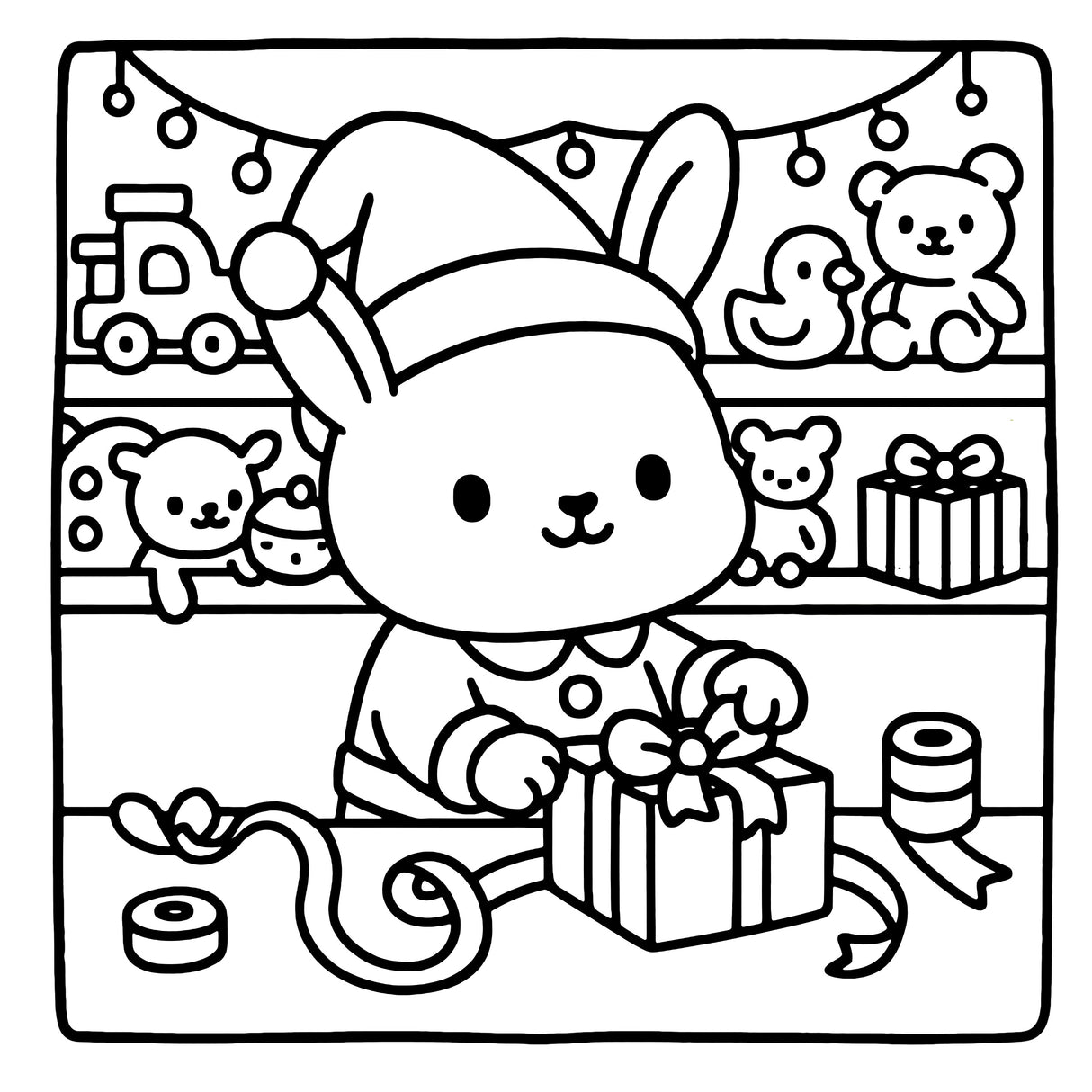 Bold & Easy: Merry Christmas Colouring Book