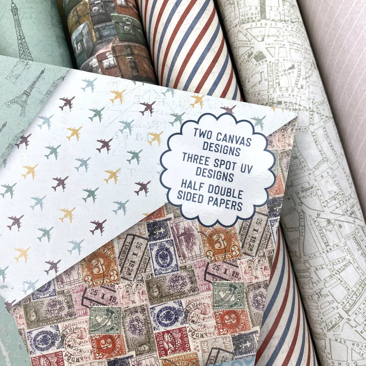 First Edition 6x6 Paper Pad - Bon Voyage