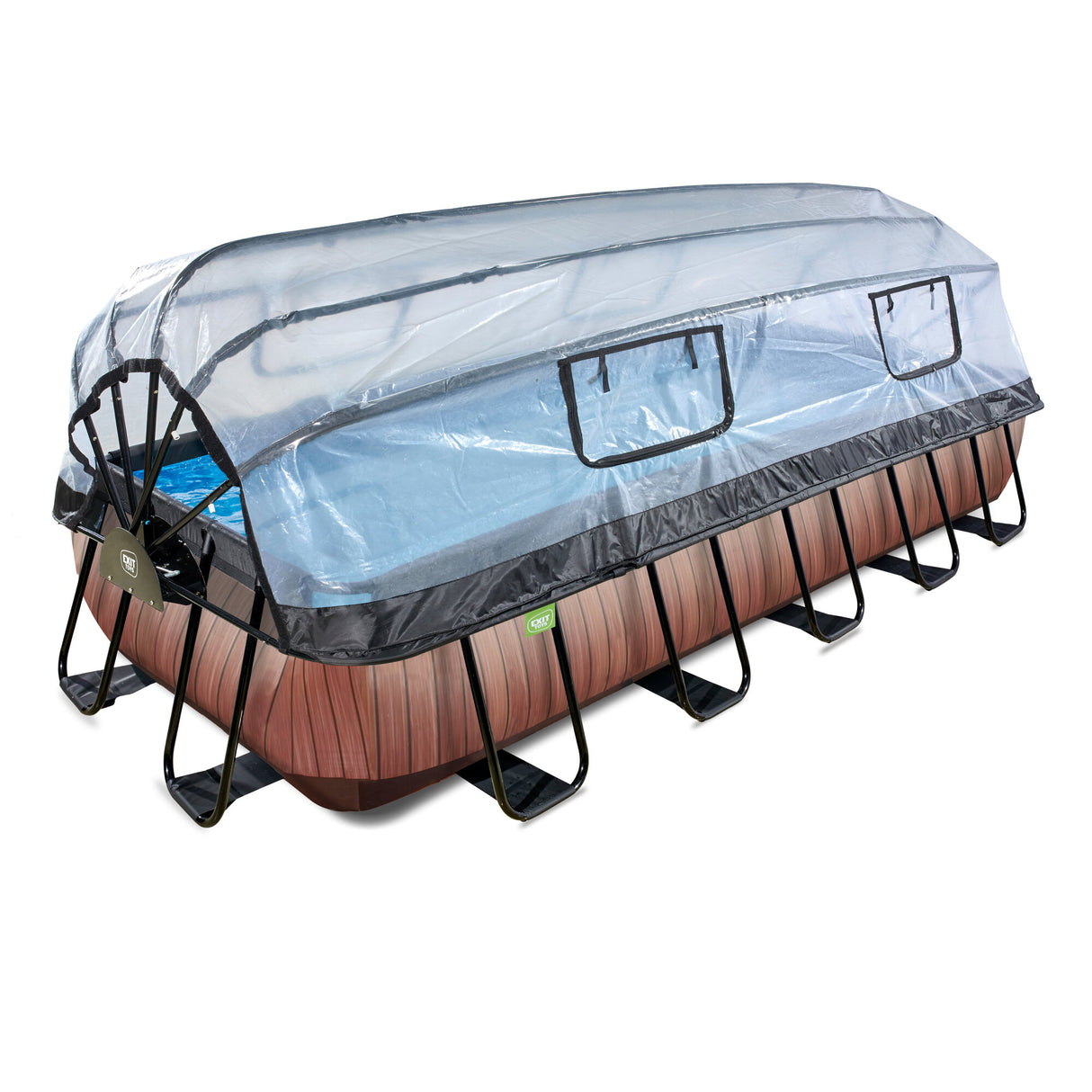 Brown Wood Rectangular Frame Pool - 5.4