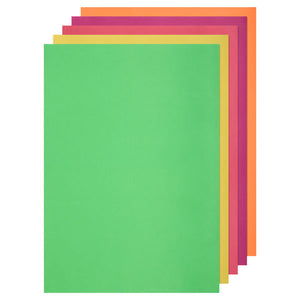 A2 Card 20 Sheets - Fluorescent Colours