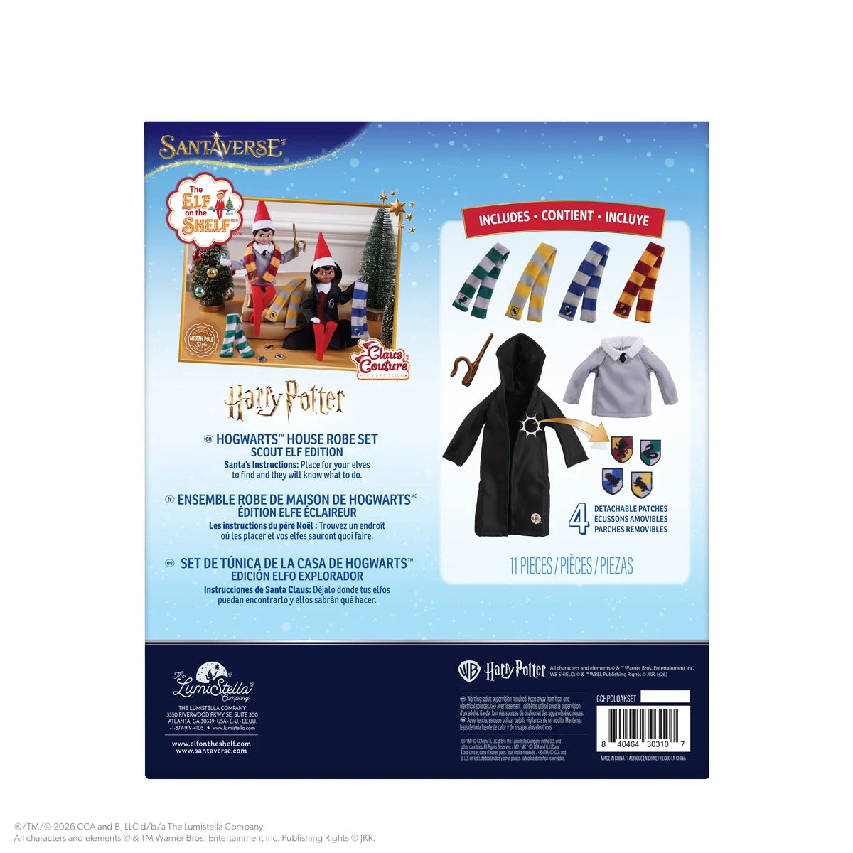 The Elf on the Shelf - Harry Potter School Uniform Set