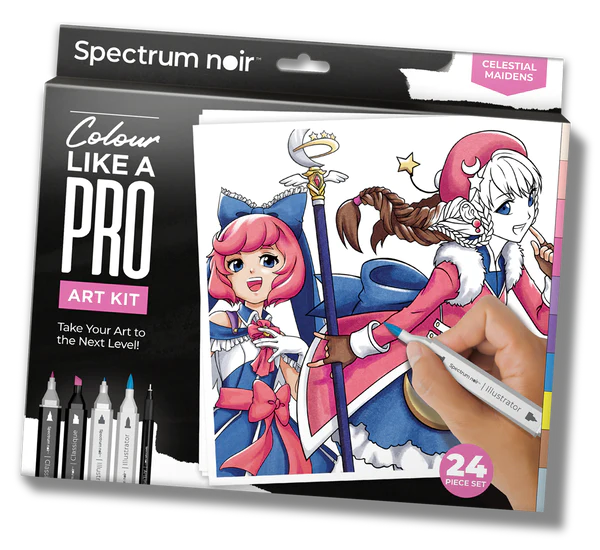 Spectrum Noir Pro Colour Art Markers Kit Celestial Maidens