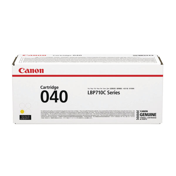 Canon 040Y Toner Cartridge Yellow 0454C001