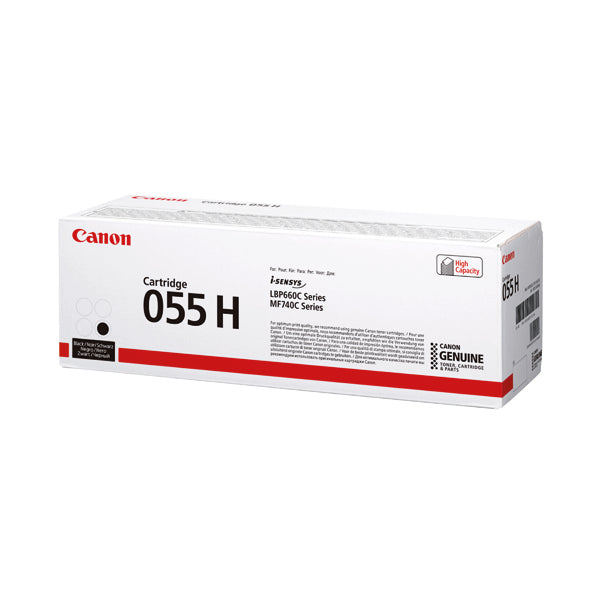 Canon 055H Toner Cartridge High Yield Black 3020C002