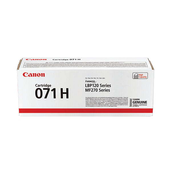 Canon 071H Toner Cartridge High Yield Black 5646C002