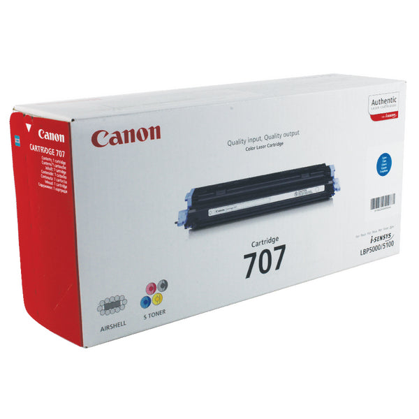 Canon 707C Toner Cartridge Cyan 9423A004