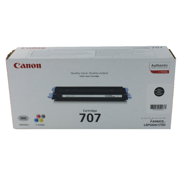 Canon 707 BK Toner Cartridge Black 9424A004