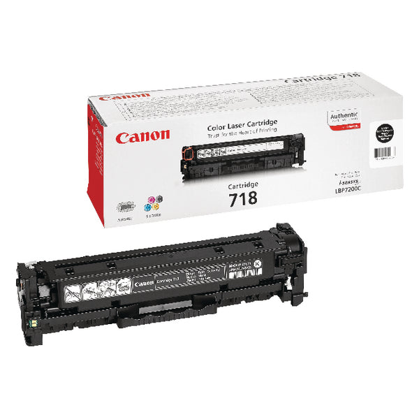 Canon 718VP Toner Cartridges Twin Pack Black (Pack of 2) 2662B005