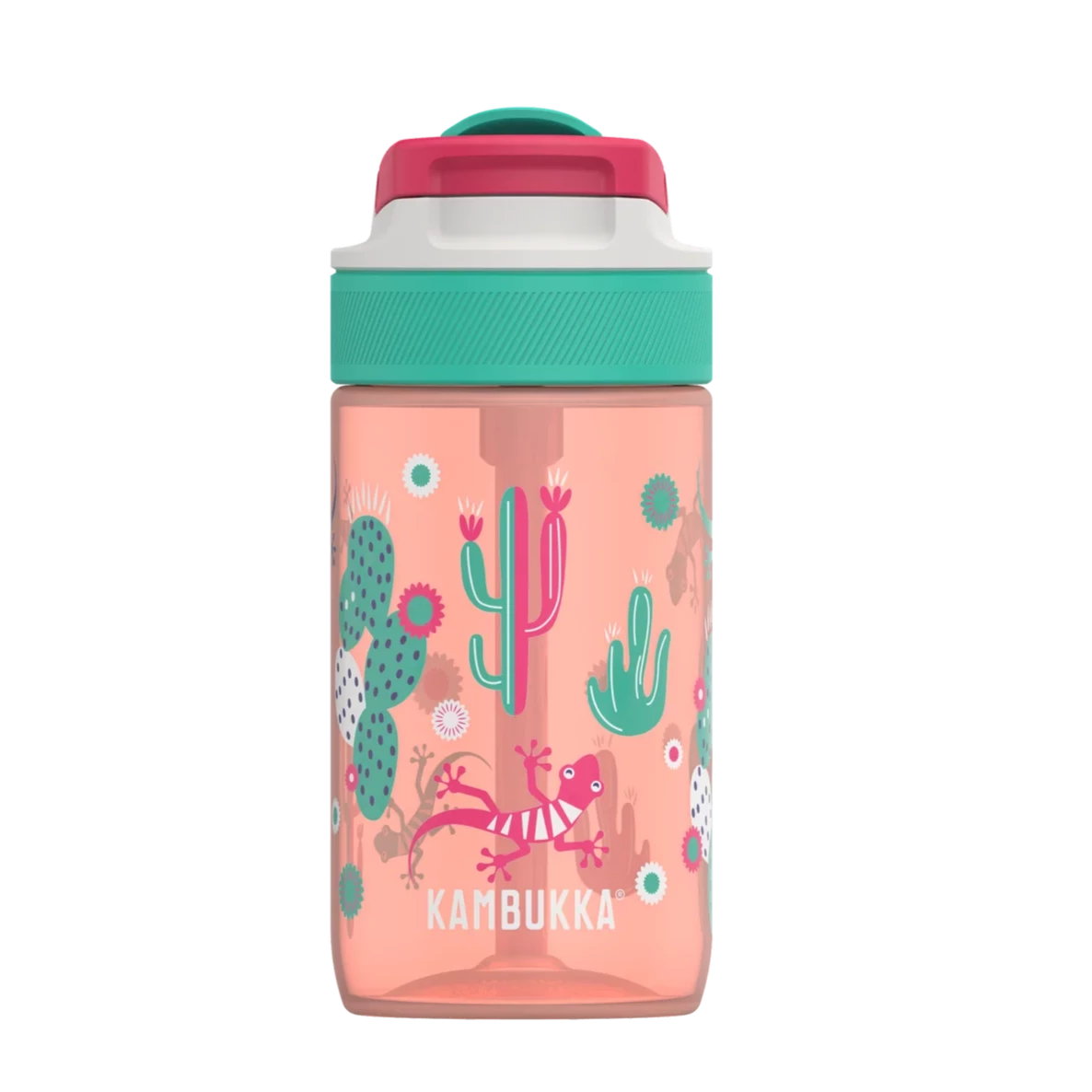 Kambukka Lagoon 400ml Water Bottle - Cactus Gekko