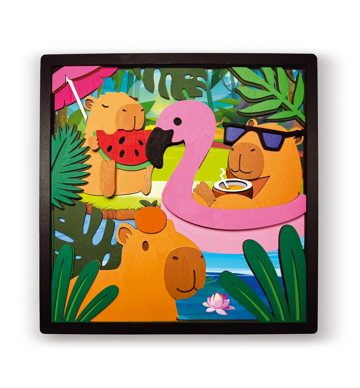 Splat Planet Wood Art Kit - Capybara
