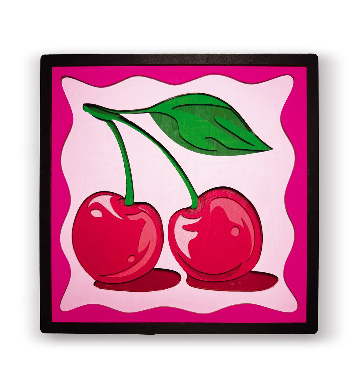 Splat Planet Wood Art Kit - Cherry Pop