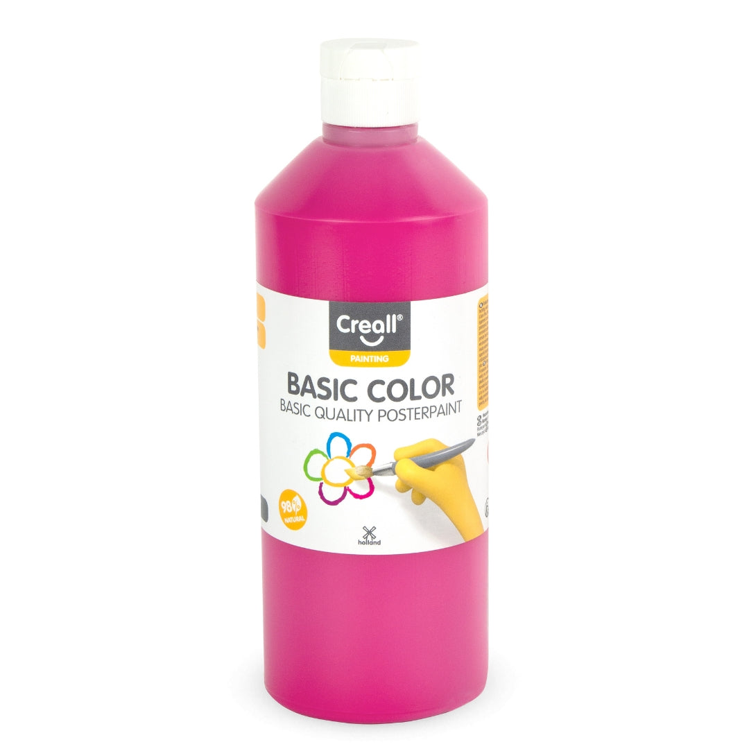 Creall Basic Colour Poster Paint 500ml - Magenta