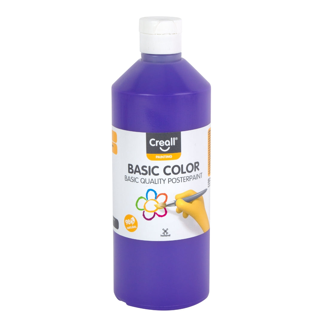 Creall Basic Colour Poster Paint 500ml - Purple