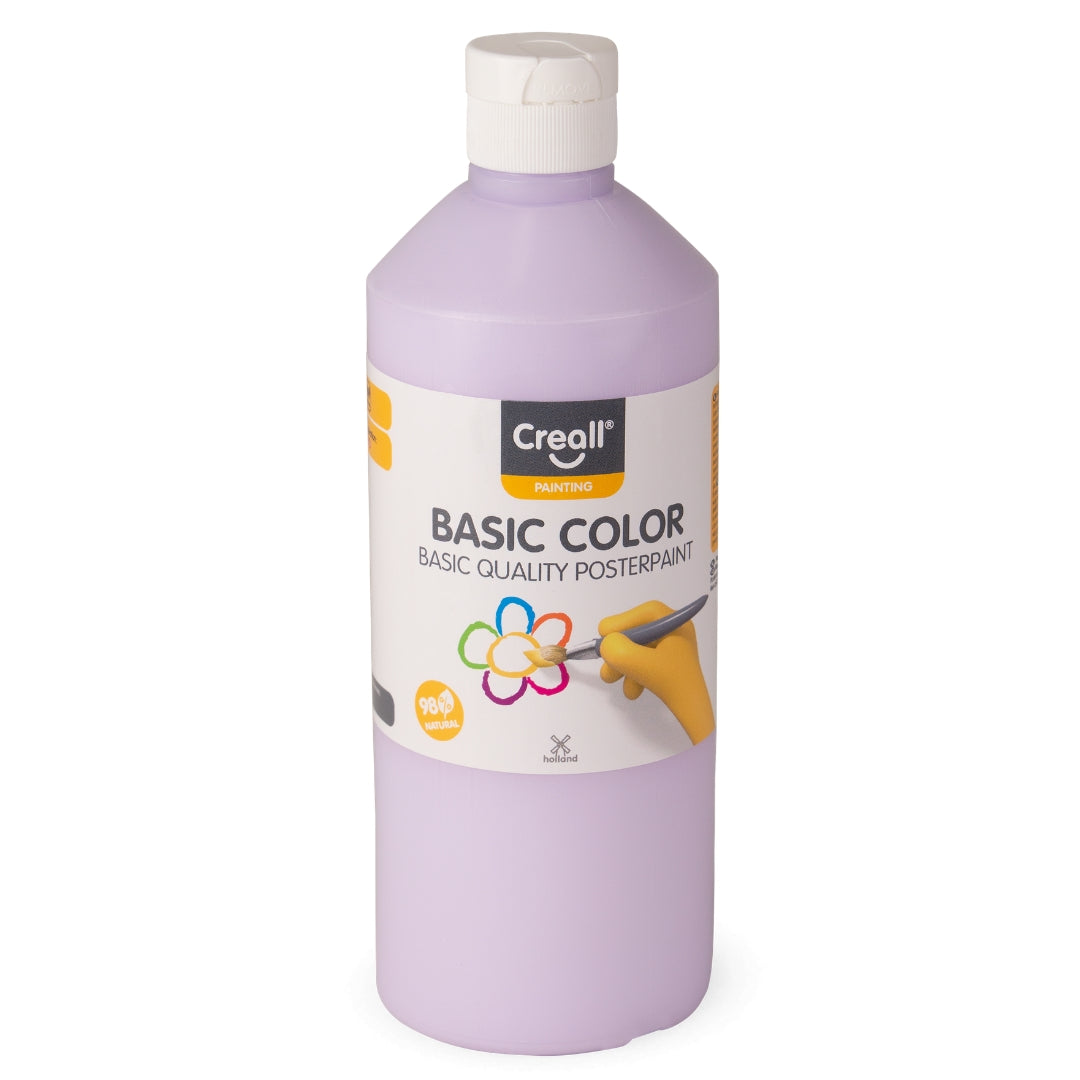 Creall Basic Colour Poster Paint 500ml - Pastel Violet