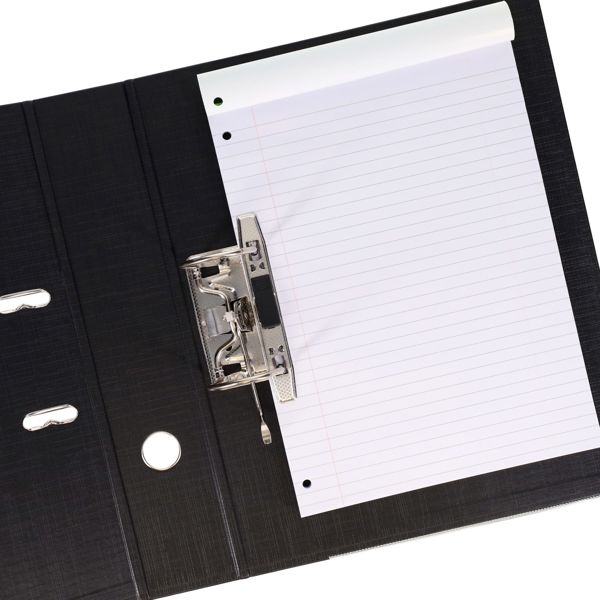 Concept Foolscap PP Lever Arch File - Black