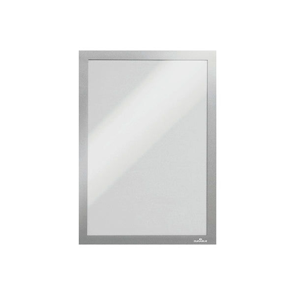 Durable Duraframe Self Adhesive A4 Silver (Pack of 10) 488223
